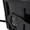 GLOBOSTAR® FLOODNEVA 90398 Προβολέας Σποτ Wall Washer LED 54W 4860lm 30° DC 24V Αδιάβροχο IP65 Θερμό Λευκό 2700K Dimmable - Bridgelux SMD Chip - Μαύρο - Μ24.5 x Π24.5 x Υ14.7cm - 3 Χρόνια Εγγύηση