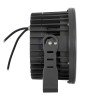 GLOBOSTAR® FLOODNEVA 90400 Προβολέας Σποτ Wall Washer LED 72W 6120lm 30° DC 24V Αδιάβροχο IP65 Πολύχρωμο RGBW Dimmable DMX512 - Bridgelux SMD Chip - Μαύρο - Μ24.5 x Π24.5 x Υ14.7cm - 3 Χρόνια Εγγύηση