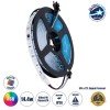 GLOBOSTAR® DIGIPRO 90596 Ψηφιακή Pixel Addressable Ταινία LED 14.4W/m 864lm/m 120° DC 24V IP20 60 x SMD5050 Chip/m 10 x Pixel/m Πολύχρωμο RGB Dimmable SPI/TTL Protocol IC WS2811/SM16703P - Sanan SMD Chip - Μ500 x Π1 x Υ0.2cm - Ρολό 5 Μέτρων - 5 Χρόνια Εγγ