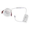 GLOBOSTAR® IP 60344 Χωνευτό Downlight Σποτ Μπάνιου LED 7W 750lm 45° AC 220-240V Αδιάβροχο IP44 Φυσικό Λευκό 4500K - Lumileds SMD Chip & TÜV SÜD Driver - Λευκό Ματ - Μ6.6 x Π6.6 x Υ5.3cm / Q5.5cm - 5 Χρόνια Εγγύηση