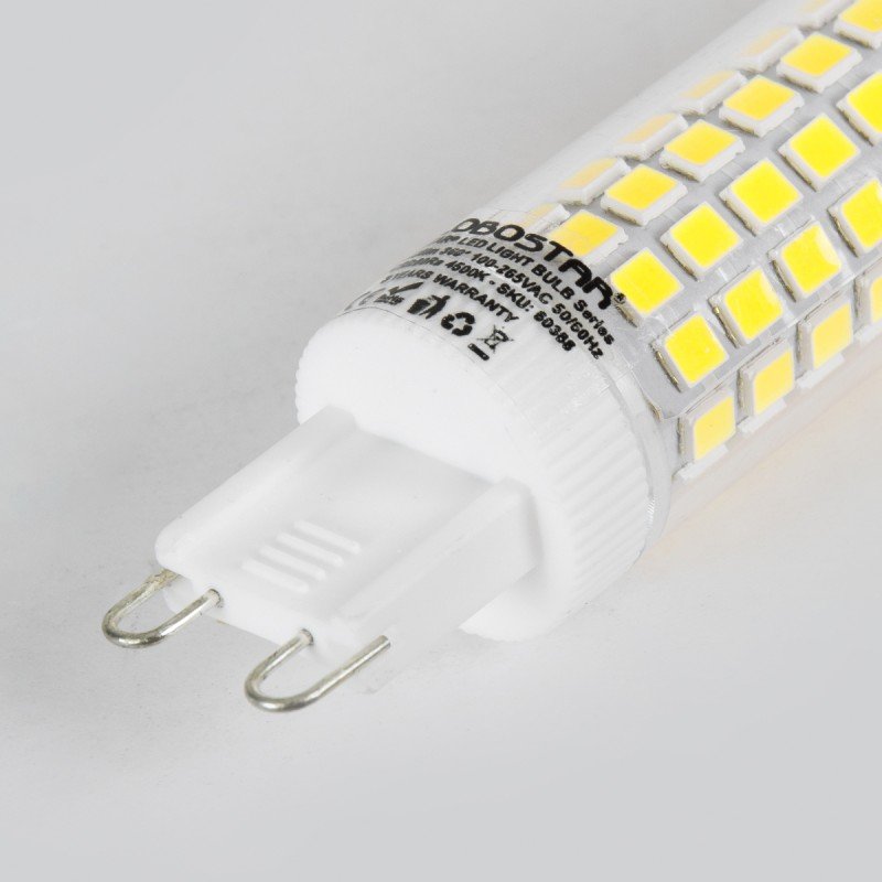 GLOBOSTAR® TUBITO 60387 Λάμπα G9 LED 8W 1168lm 360° AC 220-240V IP20 Ψυχρό Λευκό 6000K - Lumileds SMD Chip - Μ1.9 x Π1.9 x Υ7.5cm - 3 Χρόνια Εγγύηση