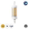 GLOBOSTAR® TUBINI 60395 Λάμπα R7S 78mm LED 7W 791lm 360° AC 220-240V IP20 Θερμό Λευκό 2700K - Lumileds SMD Chip - Μ7.8 x Π2 x Υ2cm - 3 Χρόνια Εγγύηση