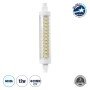 GLOBOSTAR® TUBINI 60396 Λάμπα R7S 118mm LED 12W 1452lm 360° AC 220-240V IP20 Ψυχρό Λευκό 6000K - Lumileds SMD Chip - Μ11.8 x Π2.2 x Υ2.2cm - 3 Χρόνια Εγγύηση