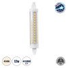 GLOBOSTAR® TUBINI 60397 Λάμπα R7S 118mm LED 12W 1404lm 360° AC 220-240V IP20 Φυσικό Λευκό 4500K - Lumileds SMD Chip - Μ11.8 x Π2.2 x Υ2.2cm - 3 Χρόνια Εγγύηση