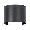 GLOBOSTAR® AXIS-R 60639 Μοντέρνο Φωτιστικό Τοίχου - Απλίκα LED 10W 1200lm 5°/60° AC 220-240V Αδιάβροχο IP65 Φυσικό Λευκό 4500K - Bridgelux COB Chip & TÜV SÜD Driver - Γκρι Ανθρακί Ματ - Μ10 x Π10 x Υ10cm - 5 Χρόνια Εγγύηση