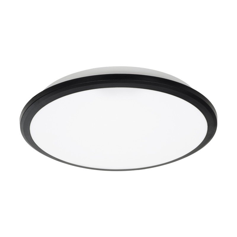 GLOBOSTAR® TUFFIN 60997 Φωτιστικό Πλαφονιέρα Οροφής LED 24W 2640lm 120° AC 220-240V Αδιάβροχο IP54 Φυσικό Λευκό 4500K - Lumileds SMD Chip - Μαύρο Ματ & Λευκό Γαλακτερό - Μ30 x Π30 x Υ6.5cm - 3 Χρόνια Εγγύηση GLOBOSTAR® TUFFIN 60997 Φωτιστικό Πλαφονιέρα Οροφής LED 24W 2640lm 120° AC 220-240V Αδιάβροχο IP54 Φυσικό Λευκό 4500K - Lumileds SMD Chip - Μαύρο Ματ & Λευκό Γαλακτερό - Μ30 x Π30 x Υ6.5cm - 3 Χρόνια Εγγύηση