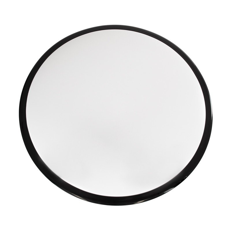 GLOBOSTAR® TUFFIN 60998 Φωτιστικό Πλαφονιέρα Οροφής LED 36W 3600lm 120° AC 220-240V Αδιάβροχο IP54 Ψυχρό Λευκό 6000K - Lumileds SMD Chip - Μαύρο Ματ & Λευκό Γαλακτερό - Μ48 x Π48 x Υ6.5cm - 3 Χρόνια Εγγύηση