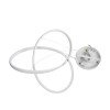 GLOBOSTAR® DEXTER 61050 Μοντέρνο Κρεμαστό Φωτιστικό Οροφής LED 72W 8064lm 300° AC 220-240V IP20 Ρυθμιζόμενο Λευκό CCT με Χειριστήριο από 2700K έως 6000K Dimmable - Lumileds SMD Chip - Λευκό Ματ - Μ56 x Π56 x Υ14cm - 3 Χρόνια Εγγύηση