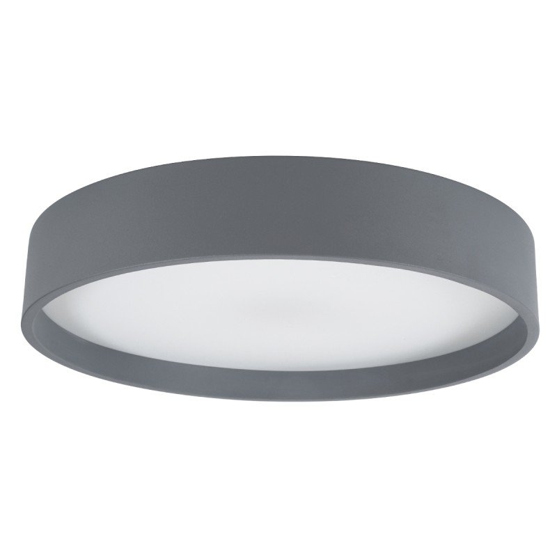 GLOBOSTAR® NARNIA 61258 Μοντέρνο Φωτιστικό Οροφής LED 75W 8625lm 120° AC 220-240V IP20 Ρυθμιζόμενο Λευκό CCT με Χειριστήριο από 2700K έως 6000K Dimmable - Lumileds SMD Chip - Γκρι Ανθρακί Ματ - Μ45 x Π45 x Υ8cm - 3 Χρόνια Εγγύηση