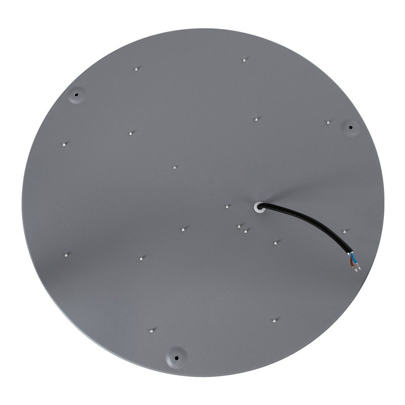 GLOBOSTAR® NARNIA 61258 Μοντέρνο Φωτιστικό Οροφής LED 75W 8625lm 120° AC 220-240V IP20 Ρυθμιζόμενο Λευκό CCT με Χειριστήριο από 2700K έως 6000K Dimmable - Lumileds SMD Chip - Γκρι Ανθρακί Ματ - Μ45 x Π45 x Υ8cm - 3 Χρόνια Εγγύηση