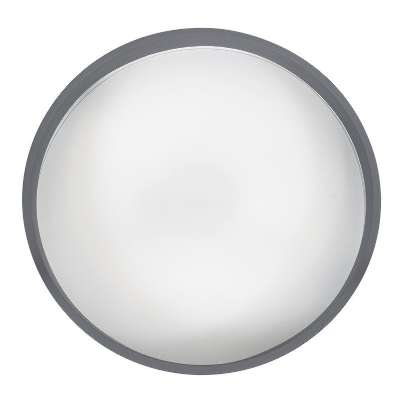 GLOBOSTAR® NARNIA 61258 Μοντέρνο Φωτιστικό Οροφής LED 75W 8625lm 120° AC 220-240V IP20 Ρυθμιζόμενο Λευκό CCT με Χειριστήριο από 2700K έως 6000K Dimmable - Lumileds SMD Chip - Γκρι Ανθρακί Ματ - Μ45 x Π45 x Υ8cm - 3 Χρόνια Εγγύηση