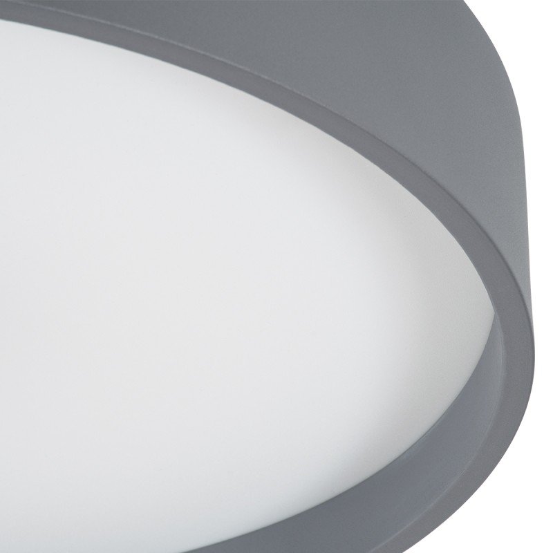 GLOBOSTAR® NARNIA 61258 Μοντέρνο Φωτιστικό Οροφής LED 75W 8625lm 120° AC 220-240V IP20 Ρυθμιζόμενο Λευκό CCT με Χειριστήριο από 2700K έως 6000K Dimmable - Lumileds SMD Chip - Γκρι Ανθρακί Ματ - Μ45 x Π45 x Υ8cm - 3 Χρόνια Εγγύηση