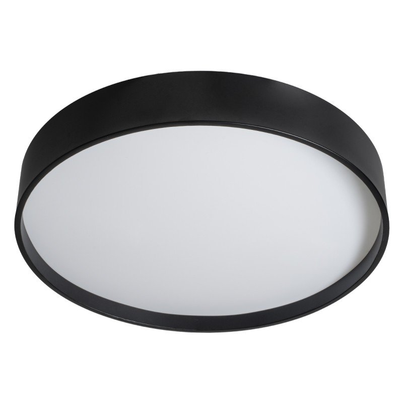 GLOBOSTAR® NARNIA 61259 Μοντέρνο Φωτιστικό Οροφής LED 100W 11500lm 120° AC 220-240V IP20 Ρυθμιζόμενο Λευκό CCT με Χειριστήριο από 2700K έως 6000K Dimmable - Lumileds SMD Chip - Μαύρο Ματ - Μ60 x Π60 x Υ10cm - 3 Χρόνια Εγγύηση