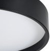 GLOBOSTAR® NARNIA 61259 Μοντέρνο Φωτιστικό Οροφής LED 100W 11500lm 120° AC 220-240V IP20 Ρυθμιζόμενο Λευκό CCT με Χειριστήριο από 2700K έως 6000K Dimmable - Lumileds SMD Chip - Μαύρο Ματ - Μ60 x Π60 x Υ10cm - 3 Χρόνια Εγγύηση