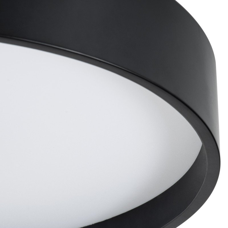 GLOBOSTAR® NARNIA 61259 Μοντέρνο Φωτιστικό Οροφής LED 100W 11500lm 120° AC 220-240V IP20 Ρυθμιζόμενο Λευκό CCT με Χειριστήριο από 2700K έως 6000K Dimmable - Lumileds SMD Chip - Μαύρο Ματ - Μ60 x Π60 x Υ10cm - 3 Χρόνια Εγγύηση