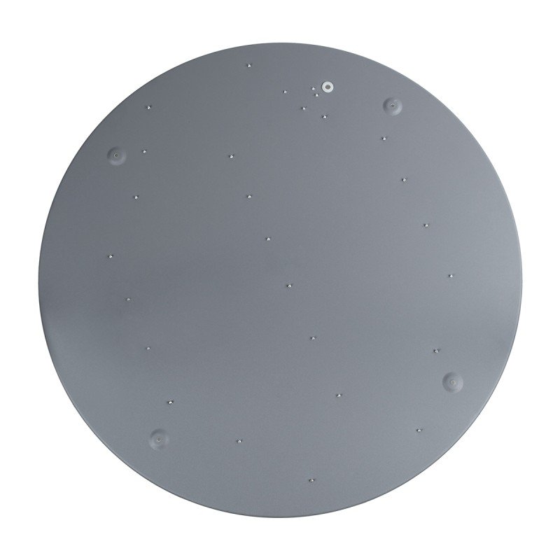 GLOBOSTAR® NARNIA 61260 Μοντέρνο Φωτιστικό Οροφής LED 100W 11500lm 120° AC 220-240V IP20 Ρυθμιζόμενο Λευκό CCT με Χειριστήριο από 2700K έως 6000K Dimmable - Lumileds SMD Chip - Γκρι Ματ - Μ60 x Π60 x Υ10cm - 3 Χρόνια Εγγύηση