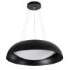 GLOBOSTAR® ANATOLIA 61269 Μοντέρνο Κρεμαστό Φωτιστικό Οροφής LED 75W 8625lm 120° AC 220-240V IP20 Ρυθμιζόμενο Λευκό CCT με Χειριστήριο από 2700K έως 6000K Dimmable - Lumileds SMD Chip - Μαύρο Ματ - Μ60 x Π60 x Υ12.5cm - 3 Χρόνια Εγγύηση
