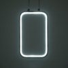 GLOBOSTAR® DEROBA 61299 Μοντέρνο Κρεμαστό Φωτιστικό Οροφής LED 12W 1320lm 360° AC 220-240V IP20 Ρυθμιζόμενο Λευκό CCT με On/Off 2700K/4500K/6000K - Lumileds SMD Chip - Λευκό Ματ - Μ16 x Π1.6 x Υ25.5cm - 3 Χρόνια Εγγύηση