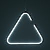 GLOBOSTAR® CEROBA 61307 Μοντέρνο Κρεμαστό Φωτιστικό Οροφής LED 12W 1320lm 360° AC 220-240V IP20 Ρυθμιζόμενο Λευκό CCT με On/Off 2700K/4500K/6000K - Lumileds SMD Chip - Μαύρο Ματ - Μ22 x Π2 x Υ22cm - 3 Χρόνια Εγγύηση