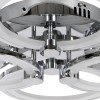 GLOBOSTAR® ROYAL-R 61324 Μοντέρνο Φωτιστικό Οροφής LED 135W 16200lm 360° AC 220-240V IP20 Ρυθμιζόμενο Λευκό CCT με Χειριστήριο από 2700K έως 6000K Dimmable - Lumileds SMD Chip - Ασημί Νίκελ - Μ80.5 x Π59 x Υ12cm - 3 Χρόνια Εγγύηση GLOBOSTAR® ROYAL-R 61324 Μοντέρνο Φωτιστικό Οροφής LED 135W 16200lm 360° AC 220-240V IP20 Ρυθμιζόμενο Λευκό CCT με Χειριστήριο από 2700K έως 6000K Dimmable - Lumileds SMD Chip - Ασημί Νίκελ - Μ80.5 x Π59 x Υ12cm - 3 Χρόνια Εγγύηση