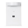 GLOBOSTAR® CROWN 61371 Μοντέρνο Φωτιστικό Τοίχου - Απλίκα Ξενοδοχείου Reading Light με Φορτιστή USB 3A LED 5W 550lm 120° AC 220-240V IP20 Φυσικό Λευκό 4500K - Bridgelux COB Chip & TÜV SÜD Driver - Λευκό Ματ - Μ15 x Π15 x Υ23cm - 3 Χρόνια Εγγύηση