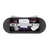 GLOBOSTAR® REGENCY 61378 Μοντέρνο Φωτιστικό Τοίχου - Απλίκα Ξενοδοχείου Reading Light με Φορτιστή USB 3A LED 16W 1840lm 120° AC 220-240V IP20 Φυσικό Λευκό 4500K - Bridgelux SMD Chip & TÜV SÜD Driver - Γκρι Ανθρακί Ματ - Μ16.5 x Π12 x Υ10cm - 3 Χρόνια 