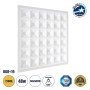 GLOBOSTAR® ZEUS 60970 Χωνευτό Panel Οροφής 60x60 με Anti Glare Reflector LED 48W 6960lm 120° CRI≥85Ra UGR<19 AC 220-240V IP20 Θερμό Λευκό 2700K - Lumileds SMD Chip & TÜV SÜD Driver - Λευκό Γαλακτερό - Μ60 x Π60 x Υ3.3cm / Q56 x 56cm - 5 Χρόνια Εγγύ