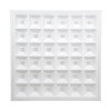 GLOBOSTAR® ZEUS 60970 Χωνευτό Panel Οροφής 60x60 με Anti Glare Reflector LED 48W 6960lm 120° CRI≥85Ra UGR<19 AC 220-240V IP20 Θερμό Λευκό 2700K - Lumileds SMD Chip & TÜV SÜD Driver - Λευκό Γαλακτερό - Μ60 x Π60 x Υ3.3cm / Q56 x 56cm - 5 Χρόνια Εγγύ