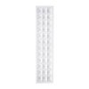 GLOBOSTAR® ZEUS 60972 Χωνευτό Panel Οροφής 120x30 με Anti Glare Reflector LED 48W 7200lm 120° CRI≥85Ra UGR<19 AC 220-240V IP20 Φυσικό Λευκό 4500K - Lumileds SMD Chip & TÜV SÜD Driver - Λευκό Γαλακτερό - Μ120 x Π30 x Υ3.3cm / Q116 x 26cm - 5 Χρόνια 