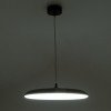 GLOBOSTAR® BARON 61255 Μοντέρνο Κρεμαστό Φωτιστικό Οροφής LED 24W 2880lm 120° AC 220-240V IP20 Ρυθμιζόμενο Λευκό CCT με On/Off 2700K/4500K/6000K - Lumileds SMD Chip - Λευκό Ματ - Μ40 x Π40 x Υ10cm - 3 Χρόνια Εγγύηση