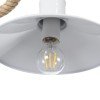 GLOBOSTAR® VINSA 01130 Boho Φωτιστικό Τοίχου - Απλίκα με Ντουί 1 x E27 AC 220-240V IP20 - Λευκό & Μπεζ - Μ37.5 x Π26.7 x Υ25cm GLOBOSTAR® VINSA 01130 Boho Φωτιστικό Τοίχου - Απλίκα με Ντουί 1 x E27 AC 220-240V IP20 - Λευκό & Μπεζ - Μ37.5 x Π26.7 x Υ25cm
