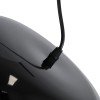 GLOBOSTAR® JASPER 01373 Μοντέρνο Κρεμαστό Φωτιστικό Οροφής με Ντουί 1 x E27 AC 220-240V IP20 - Μαύρο & Λευκό - Μ26.5 x Π26.5 x Υ20.5cm