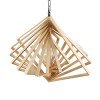 GLOBOSTAR® OCTAVE 01431 Μοντέρνο Κρεμαστό Φωτιστικό Οροφής με Ντουί 1 x E27 AC 220-240V IP20 - Μπεζ - Μ64 x Π64 x Y66cm GLOBOSTAR® OCTAVE 01431 Μοντέρνο Κρεμαστό Φωτιστικό Οροφής με Ντουί 1 x E27 AC 220-240V IP20 - Μπεζ - Μ64 x Π64 x Y66cm