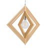 GLOBOSTAR® OCTAVE 01431 Μοντέρνο Κρεμαστό Φωτιστικό Οροφής με Ντουί 1 x E27 AC 220-240V IP20 - Μπεζ - Μ64 x Π64 x Y66cm GLOBOSTAR® OCTAVE 01431 Μοντέρνο Κρεμαστό Φωτιστικό Οροφής με Ντουί 1 x E27 AC 220-240V IP20 - Μπεζ - Μ64 x Π64 x Y66cm