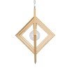 GLOBOSTAR® OCTAVE 01431 Μοντέρνο Κρεμαστό Φωτιστικό Οροφής με Ντουί 1 x E27 AC 220-240V IP20 - Μπεζ - Μ64 x Π64 x Y66cm GLOBOSTAR® OCTAVE 01431 Μοντέρνο Κρεμαστό Φωτιστικό Οροφής με Ντουί 1 x E27 AC 220-240V IP20 - Μπεζ - Μ64 x Π64 x Y66cm
