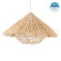 GLOBOSTAR® CHEOPE 01599 Boho Κρεμαστό Φωτιστικό Οροφής με Ντουί 1 x E27 AC 220-240V IP20 - Μπεζ - Μ45 x Π45 x Υ35cm
