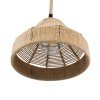 GLOBOSTAR® DOGMA 01609 Boho Κρεμαστό Φωτιστικό Οροφής με Ντουί 1 x E27 AC 220-240V IP20 - Μπεζ - Μ38 x Π38 x Υ28cm