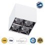 GLOBOSTAR® LUMINAR 60335 Downlight Σποτ LED 14W 1890lm 36° AC 220-240V IP20 Θερμό Λευκό 2700K - Osram SMD Chip & TÜV SÜD Driver - Λευκό Ματ - Μ8.2 x Π8.2 x Υ6.6cm - 5 Χρόνια Εγγύηση