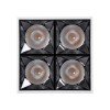 GLOBOSTAR® LUMINAR 60335 Downlight Σποτ LED 14W 1890lm 36° AC 220-240V IP20 Θερμό Λευκό 2700K - Osram SMD Chip & TÜV SÜD Driver - Λευκό Ματ - Μ8.2 x Π8.2 x Υ6.6cm - 5 Χρόνια Εγγύηση