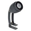 GloboStar® TREELIGHT-TREEGAL 90463 Σποτ Φωτισμού Ειδικό για Φυτά - Δέντρα με Βάση Μπετού & Κορμού LED 3W 315lm 15° DC 24V Αδιάβροχο IP65 Φ5 x Υ14.7cm Μπλε - Γκρι Ανθρακί - 3 Years Warranty