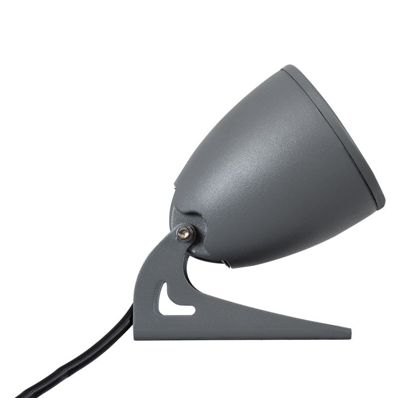 GLOBOSTAR® TREESPO 90468 Φωτιστικό Σποτ για Φυτά - Δέντρα LED 12W 1260lm 15° DC 24V Αδιάβροχο IP67 Ultra Θερμό Λευκό 2200K Dimmable - Bridgelux SMD Chip - Γκρι Ανθρακί - Μ9 x Π11 x Υ9cm - 3 Χρόνια Εγγύηση