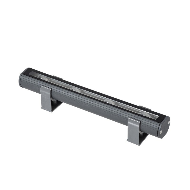 GLOBOSTAR® WINDOWBARI 90539 Φωτιστικό Ανάδειξης Παραθύρων LED 12W 960lm 8°x180° DC 24V Αδιάβροχο IP67 Μπλε Dimmable - CREE XPE Chip - Γκρι Ανθρακί - Μ30 x Π4 x Υ3.5cm - 3 Χρόνια Εγγύηση