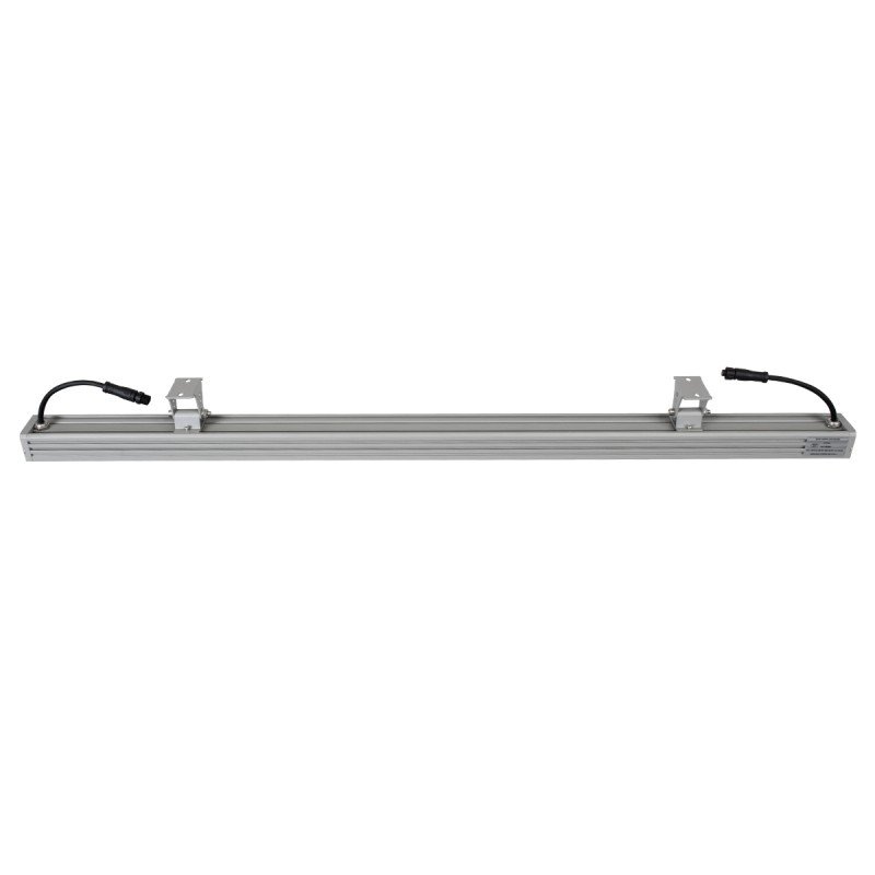 GLOBOSTAR® WASHERJAVIA 90554 Μπάρα Φωτισμού Wall Washer LED 48W 5040lm 5° DC 24V Αδιάβροχο IP67 Ultra Θερμό Λευκό 2200K Dimmable - Bridgelux SMD Chip - Γκρι Ανθρακί - Μ100 x Π5.2 x Υ3.6cm - 3 Χρόνια Εγγύηση