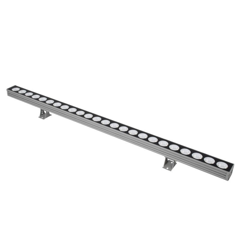 GLOBOSTAR® WASHERJAVIA 90556 Μπάρα Φωτισμού Wall Washer LED 48W 5520lm 5° DC 24V Αδιάβροχο IP67 Φυσικό Λευκό 4500K Dimmable - Bridgelux SMD Chip - Γκρι Ανθρακί - Μ100 x Π5.2 x Υ3.6cm - 3 Χρόνια Εγγύηση