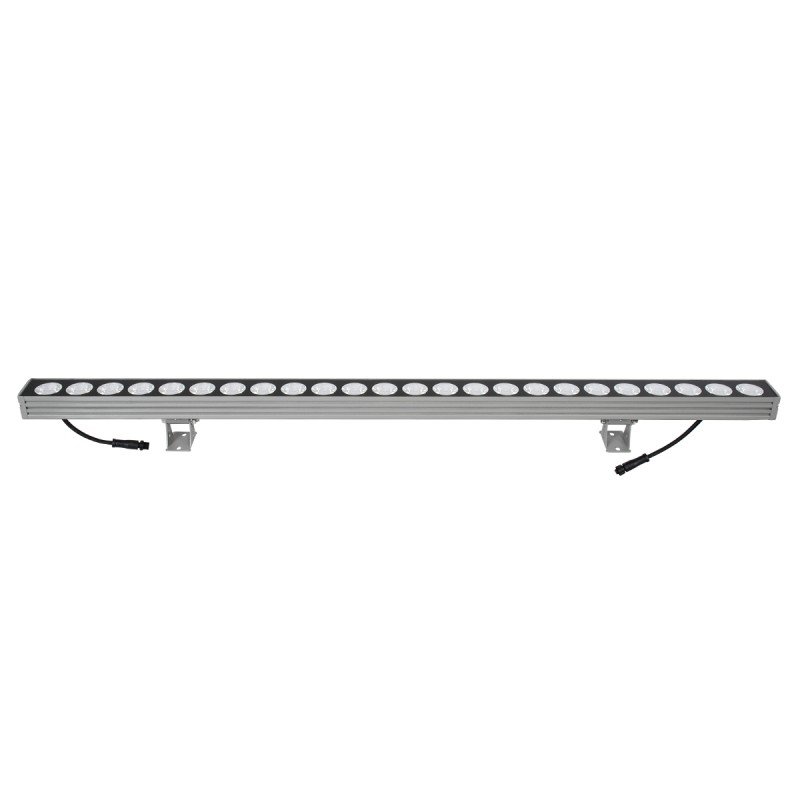 GLOBOSTAR® WASHERJAVIA 90556 Μπάρα Φωτισμού Wall Washer LED 48W 5520lm 5° DC 24V Αδιάβροχο IP67 Φυσικό Λευκό 4500K Dimmable - Bridgelux SMD Chip - Γκρι Ανθρακί - Μ100 x Π5.2 x Υ3.6cm - 3 Χρόνια Εγγύηση