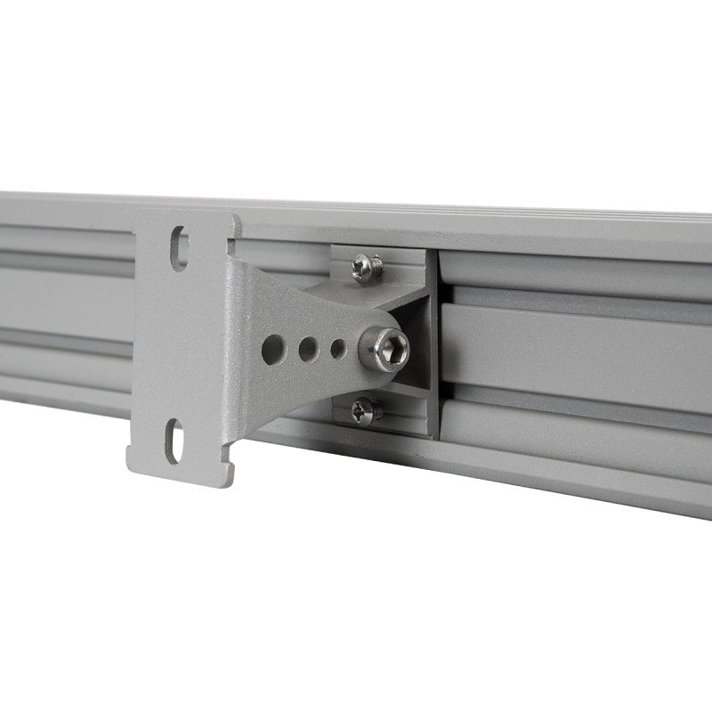 GLOBOSTAR® WASHERJAVIA 90556 Μπάρα Φωτισμού Wall Washer LED 48W 5520lm 5° DC 24V Αδιάβροχο IP67 Φυσικό Λευκό 4500K Dimmable - Bridgelux SMD Chip - Γκρι Ανθρακί - Μ100 x Π5.2 x Υ3.6cm - 3 Χρόνια Εγγύηση