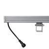 GLOBOSTAR® WASHERJAVIA 90557 Μπάρα Φωτισμού Wall Washer LED 48W 4080lm 5° DC 24V Αδιάβροχο IP67 Πολύχρωμο RGBW Dimmable DMX512 - Bridgelux SMD Chip - Γκρι Ανθρακί - Μ100 x Π5.2 x Υ3.6cm - 3 Χρόνια Εγγύηση