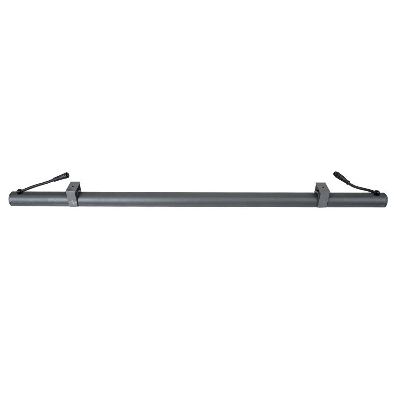 GLOBOSTAR® WASHERPANDA 90580 Μπάρα Φωτισμού Wall Washer LED 18W 2070lm 15° DC 24V Αδιάβροχο IP67 Φυσικό Λευκό 4500K Dimmable - Bridgelux SMD Chip - Γκρι Ανθρακί - Μ100 x Π4 x Υ3.5cm - 3 Χρόνια Εγγύηση