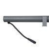 GLOBOSTAR® WASHERPANDA 90581 Μπάρα Φωτισμού Wall Washer LED 18W 1530lm 15° DC 24V Αδιάβροχο IP67 Πολύχρωμο RGBW Dimmable DMX512 - Bridgelux SMD Chip - Γκρι Ανθρακί - Μ100 x Π4 x Υ3.5cm - 3 Χρόνια Εγγύηση