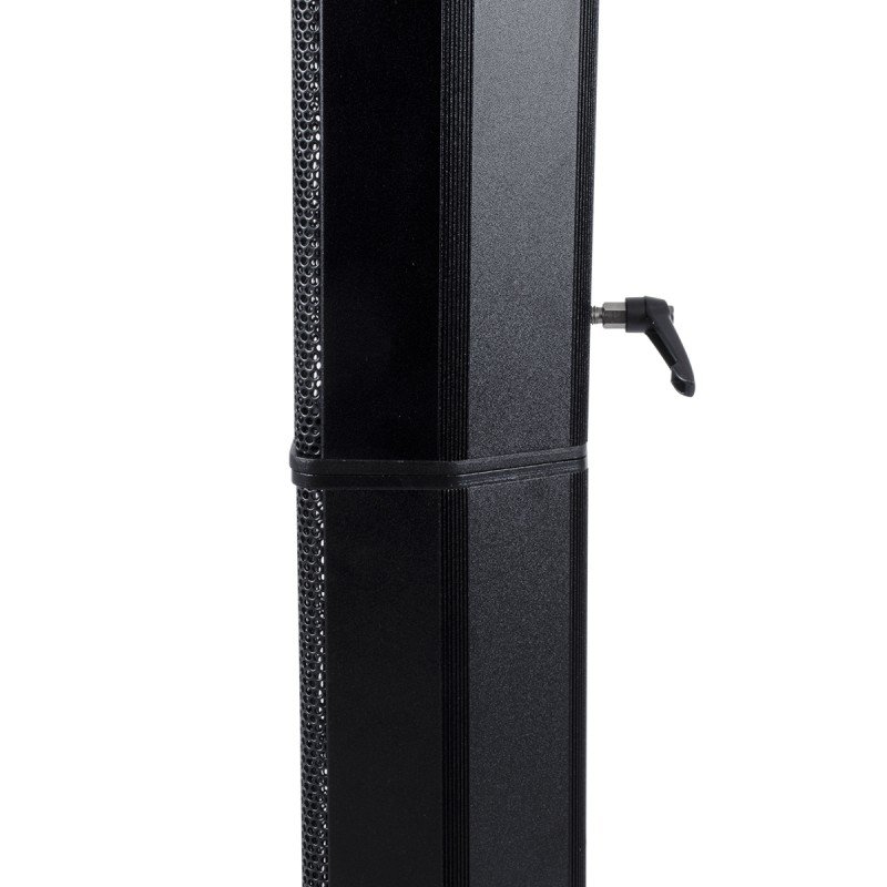 GloboStar® FDB K803 98024 PA Speaker - Παθητικό Ηχείο Column Κολωνάτο Επιτοίχιο & Επιδαπέδιο 8Ω - 200W RMS (800W Peak) - 8 x 3" Inches Mid & HF - IP20 - Μαύρο - Μ10 x Π11 x Υ75cm - Ζεύγος